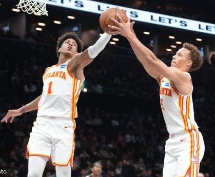 麦科勒姆25+7库明加12分 沃克21分老鹰34分大胜篮网